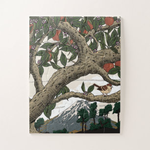 Apple Tree Landscape Jigsaw Puzzle