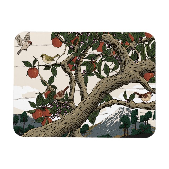 Apple Tree Landscape Magnet (Horizontal)