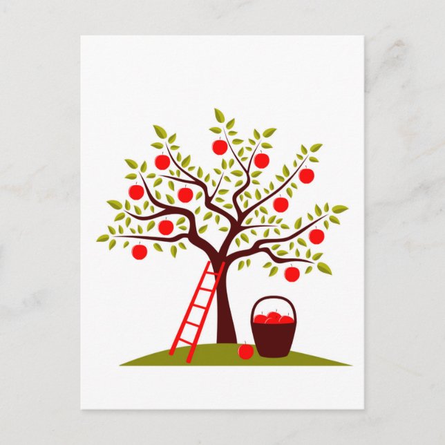 Apple Tree Postcard (Front)