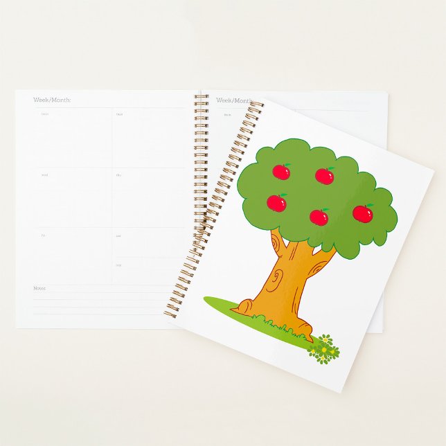 Apple Tree Whimsical Red Apples Planner (Creator Uploaded)