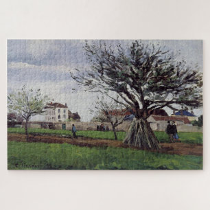 Apple Trees at Pontoise (1868) by Camille Pissarro Jigsaw Puzzle