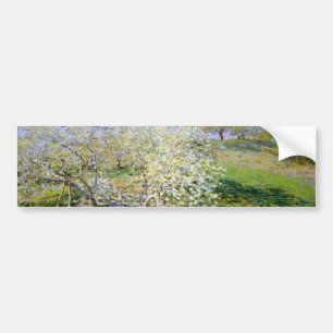 Apple Trees in Bloom (by Claude Monet) Bumper Sticker