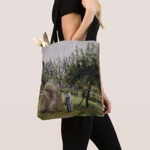 Apple Trees in Eragny Sunny Morning Tote Bag