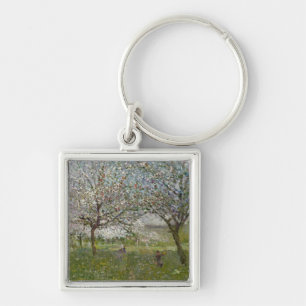 Apple Trees in Flower Key Ring