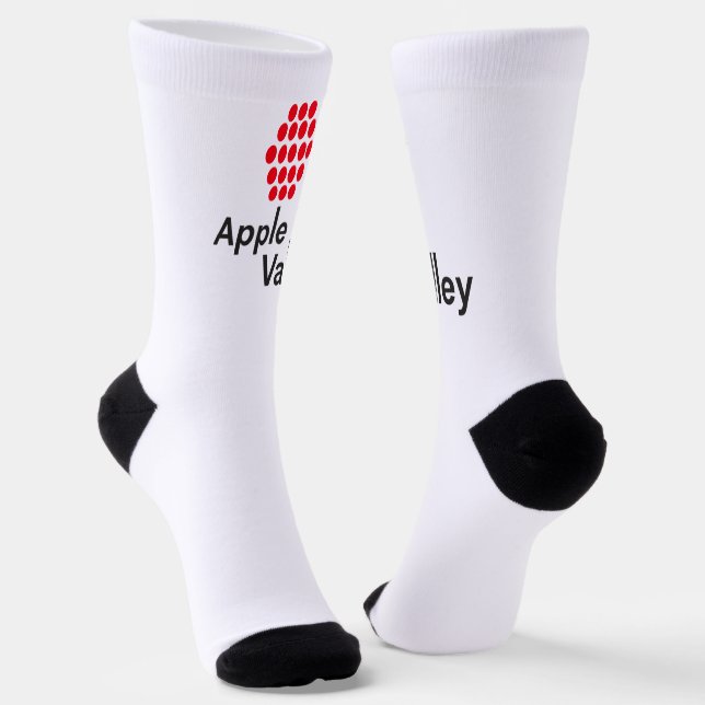 Apple Valley (Minnesota) city flag Socks (Angled)