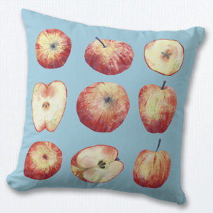 Apple Watercolor Cushion