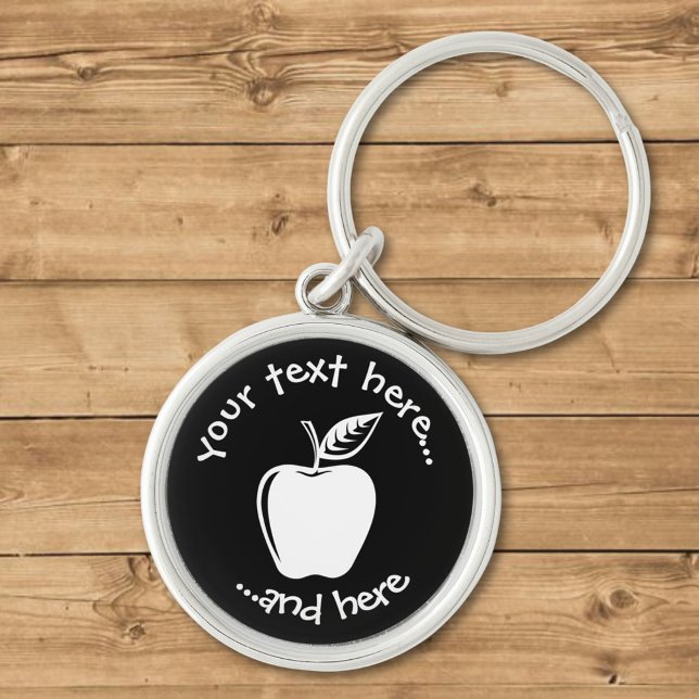 Apple White Key Ring (Creator Uploaded)