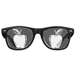 Apple White Retro Sunglasses