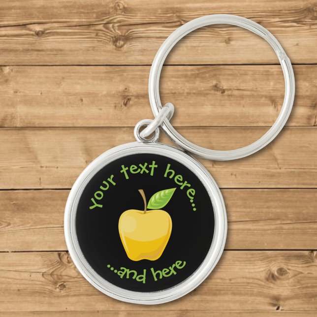Apple Yellow Key Ring (Creator Uploaded)