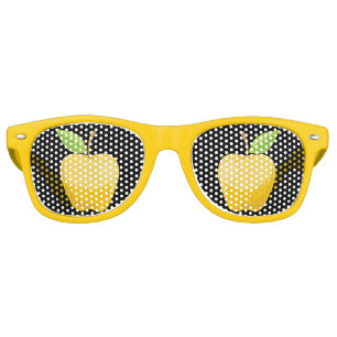 Apple Yellow Retro Sunglasses