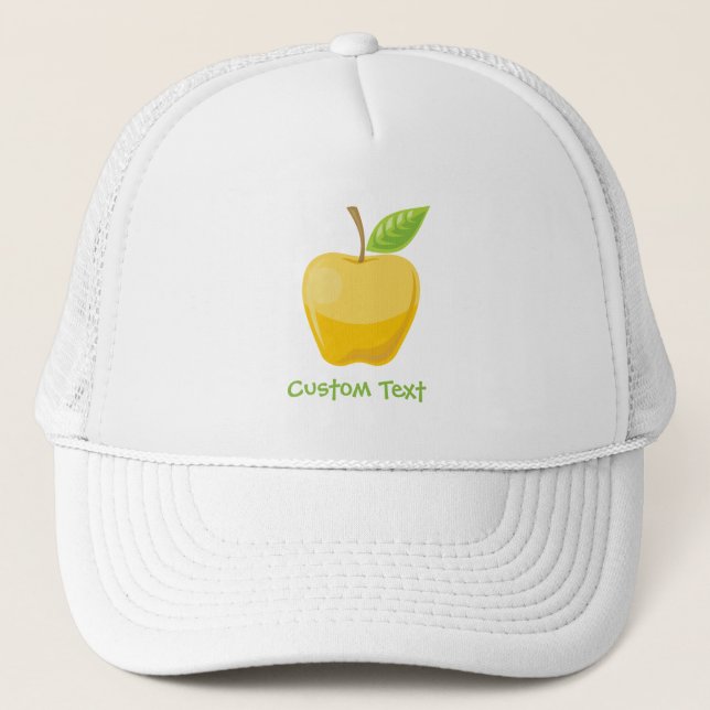 Apple Yellow Trucker Hat (Front)