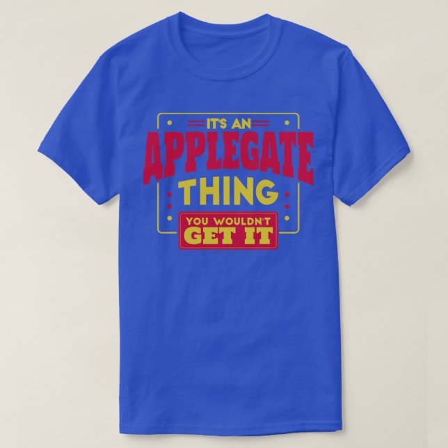 Applegate T-Shirt (Design Front)