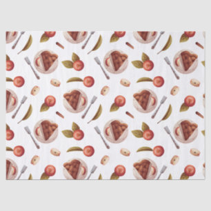 Apples and Apple Pie Slices Tissue Paper