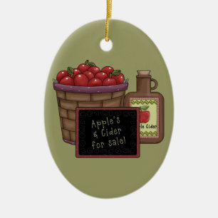 Apples and Cider Kitchen Ornament