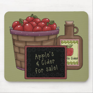 Apples and Cider Mousepad