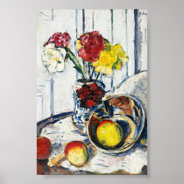 Apples and Flowers | George Leslie Hunter Poster (Front)