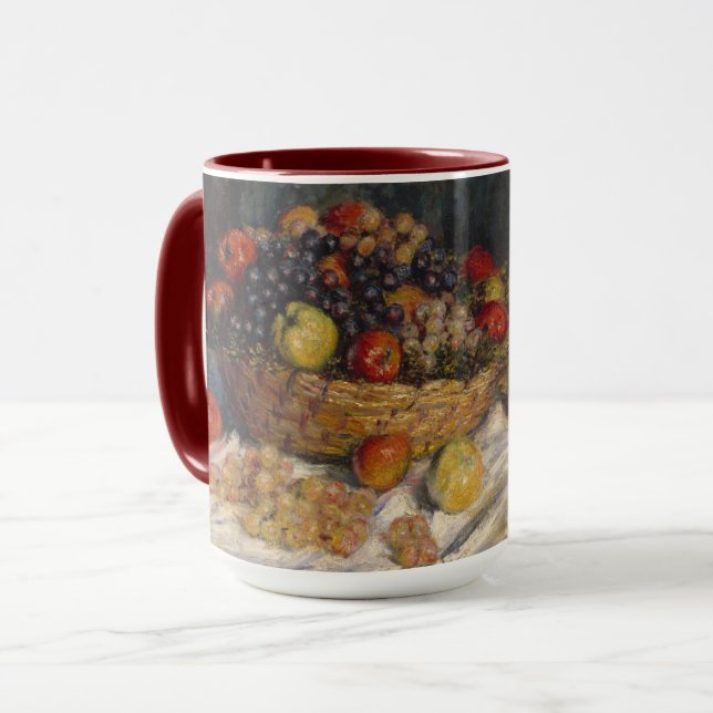Apples and Grapes Mug (Front Left)