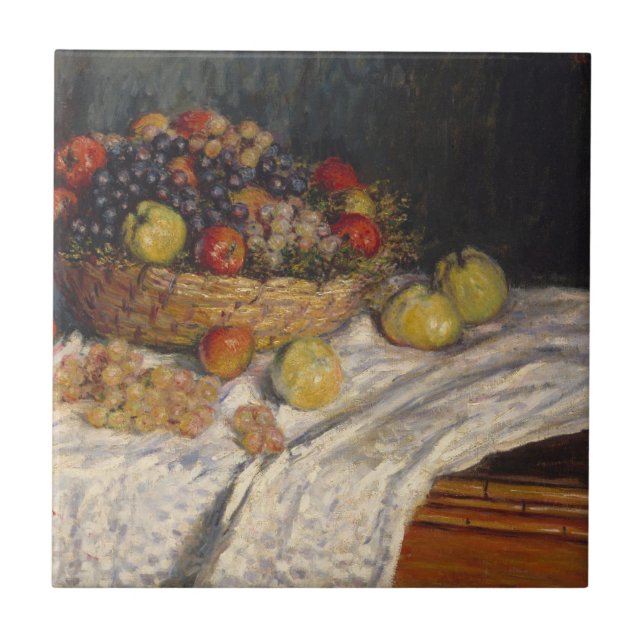Apples and Grapes Tile (Front)
