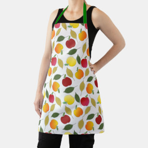 Apples and Leaves Apron