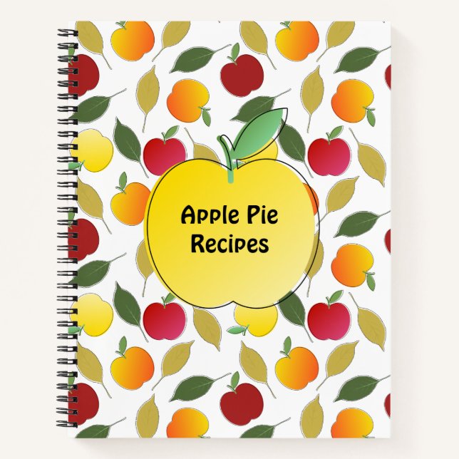 Apples and Leaves Notebook (Front)