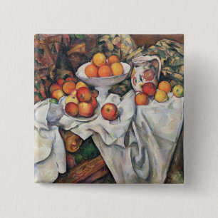 Apples and Oranges, 1895-1900 15 Cm Square Badge