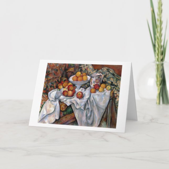 Apples and Oranges, Paul Cezanne, 1895-1900 Card (Front)