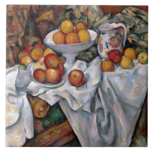Apples and Oranges, Paul Cezanne, 1895-1900 Ceramic Tile