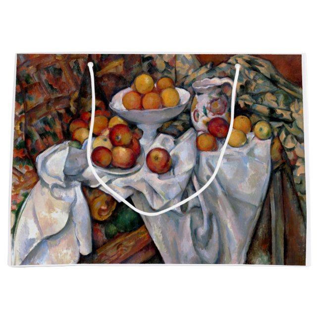 Apples and Oranges, Paul Cezanne, 1895-1900 Large Gift Bag (Front)