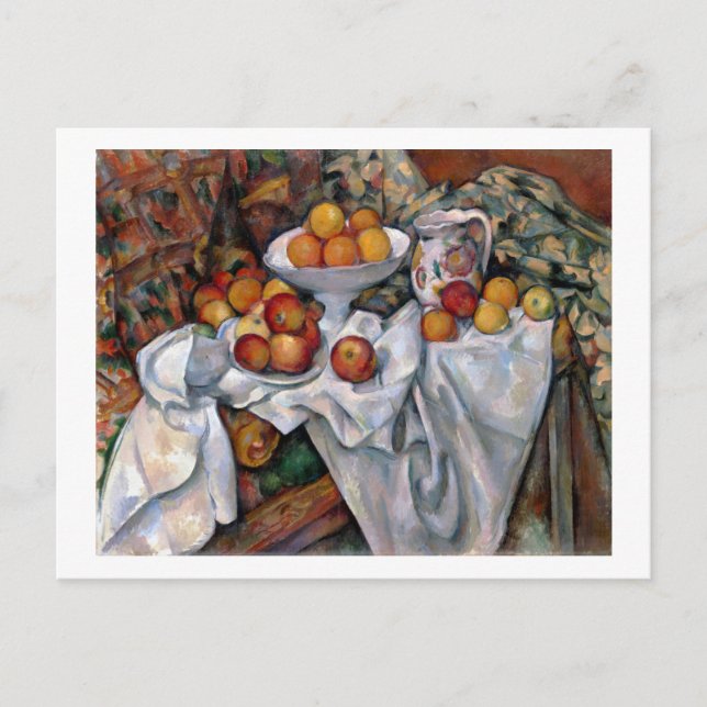 Apples and Oranges, Paul Cezanne, 1895-1900 Postcard (Front)