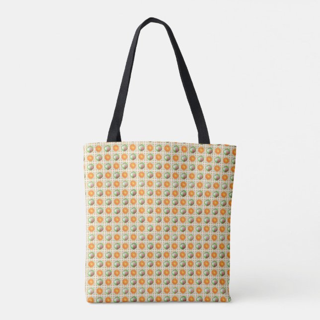 Apples and Oranges Tote Bag (Back)