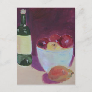 "Apples and Pear" Postcard