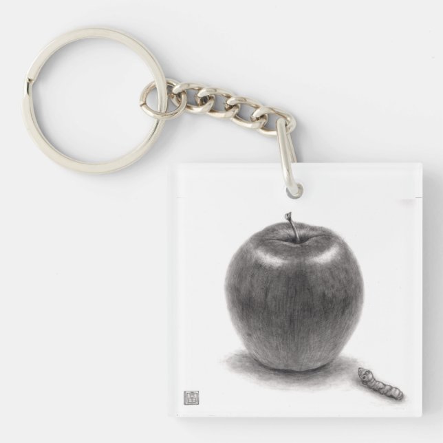 Apples and Pears Key Ring (Front)
