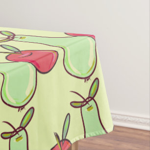 apples and pears tablecloth