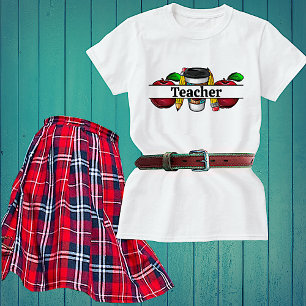 Apples and Pencils Teachers T-Shirt