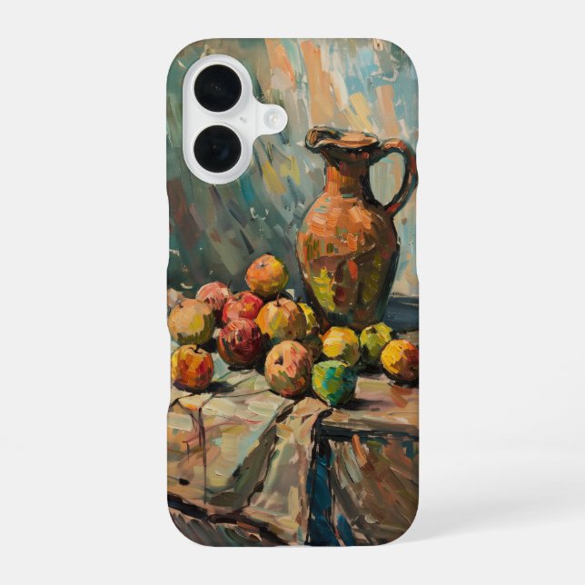 Apples and Pitcher iPhone 16 Case (Back)