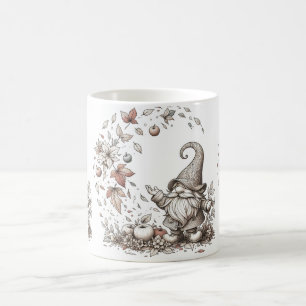 Apples and Santa coffee tea mug cup white ceramic
