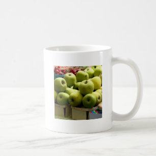 Apples and Strawberries at Farmer's Market Coffee Mug