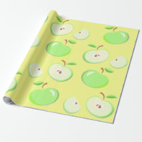 Apples apple pattern vector green