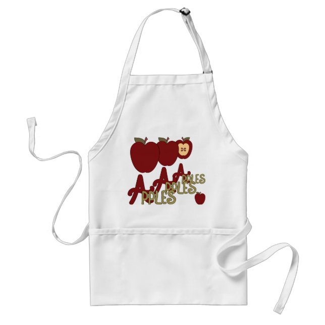 Apples Apples Apples Country Kitchen Apron (Front)