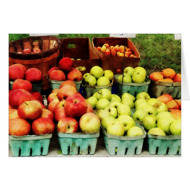 Apples at Farmer's Market (Front Horizontal)