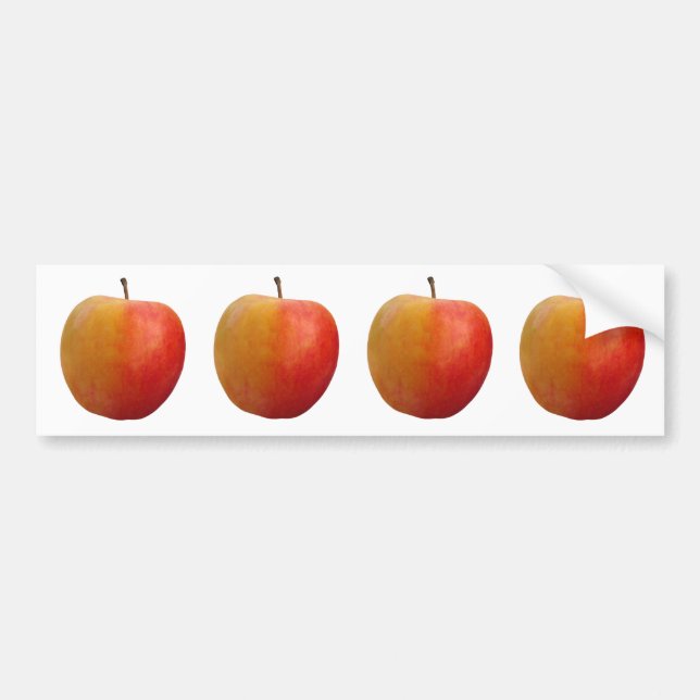 Apples Bumper Sticker (Front)