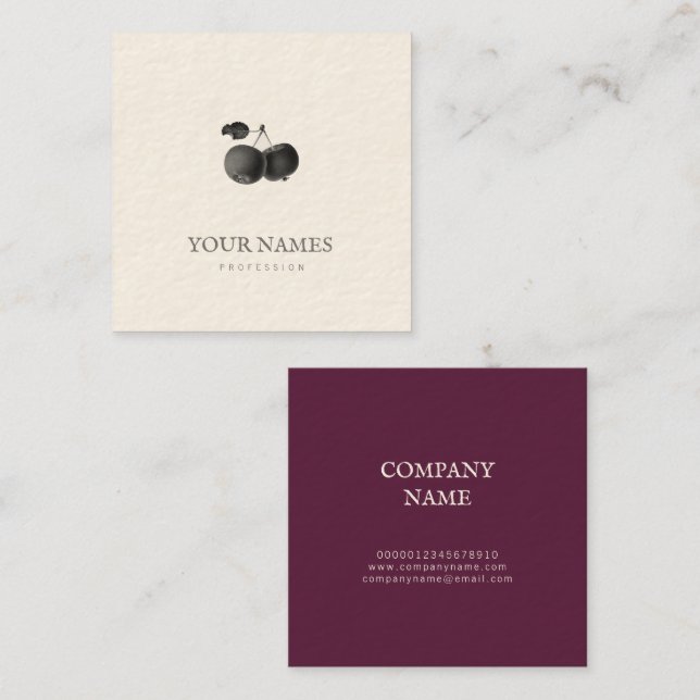 APPLES  BUSINESS CARD (Front/Back)