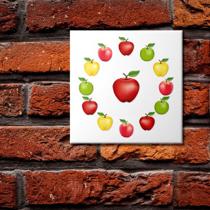 Apples Ceramic Tile
