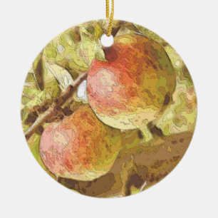 APPLES CERAMIC TREE DECORATION