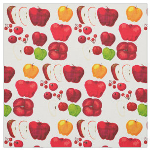 Apples & Cranberries fabric