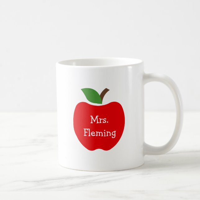 Apples For Teacher Coffee Mug (Right)