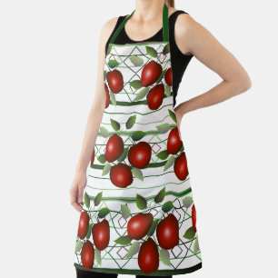 Apples Fruit Pattern Apron