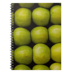 Apples fruits food green apples notebook