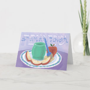 Apples & Honey Rosh Hashanah Card