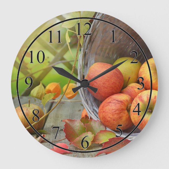 Apples Large Clock (Front)